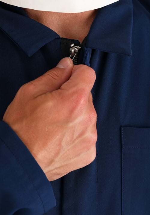 Costume of a Blue Mechanic Coveralls Murderer - US 8532