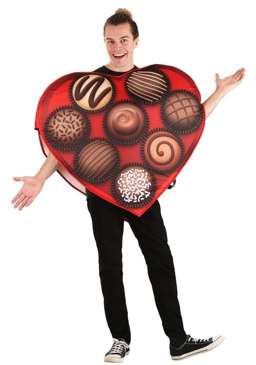 Heart-Shaped Box of Chocolates Adult Costume - US 0071