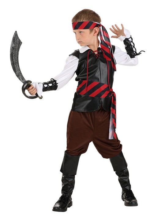 Budget Pirate Costume for Boys - US 2966