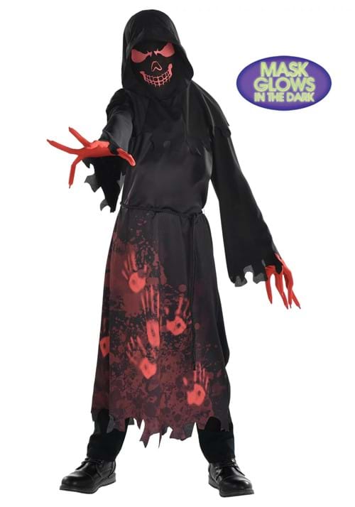 Boy's Hooded Horror Robe Costume - US 3702