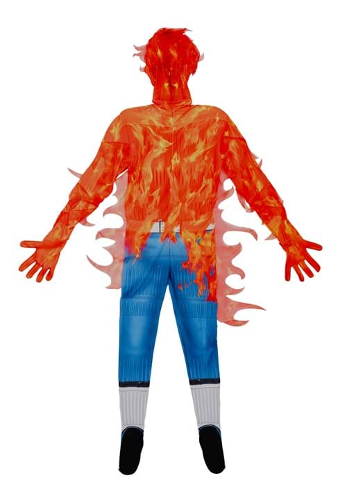 Boy's Human Torch Fantastic Four Zentai Suit Costume - US 6229