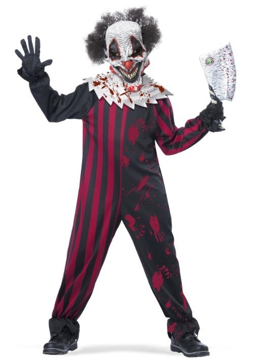 Killer Clown Boy's Costume - US 5579