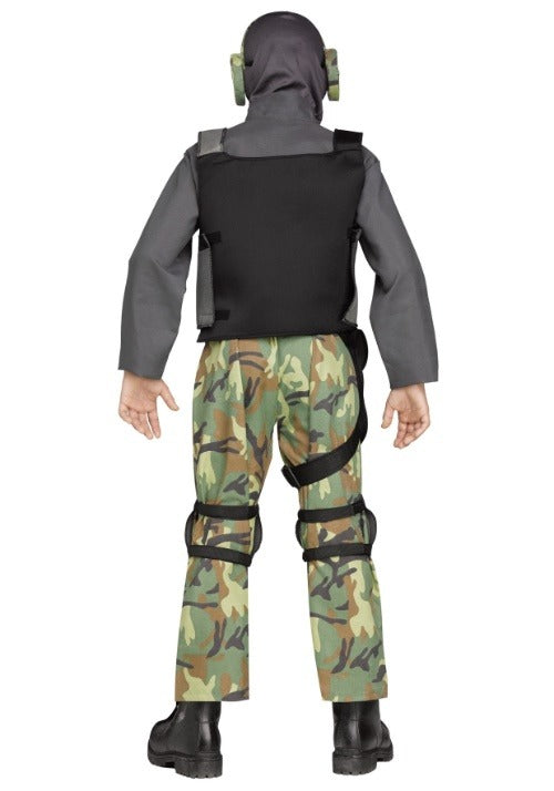 Skull Soldier Costume for Boys - US 0901