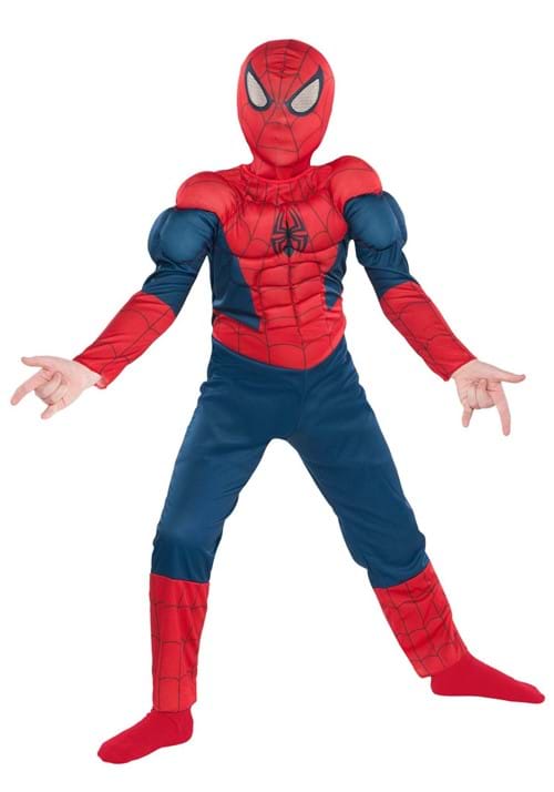 Boy's Spider-Man Muscle Suit Costume - US 6171