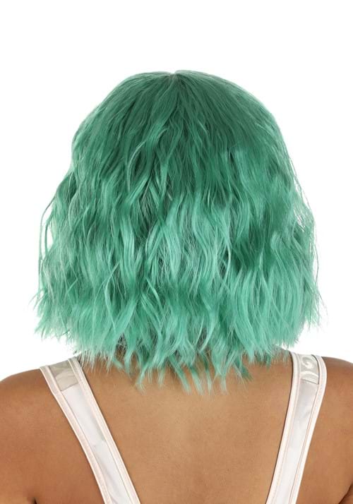 Bright Teal Wavy Wig for Women - US 1684