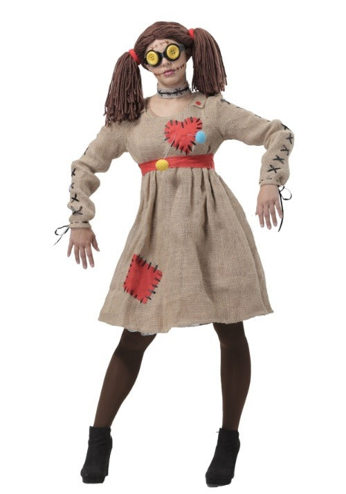 Burlap Voodoo Doll Women's Costume - US 9630
