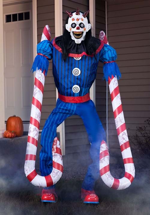 6.5FT Brick Thunder Candy Cain Horror Animatronic Halloween Decoration - US 0007