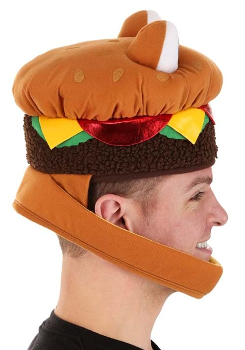 Soft Cheeseburger Jawesome Costume Hat - US 8178