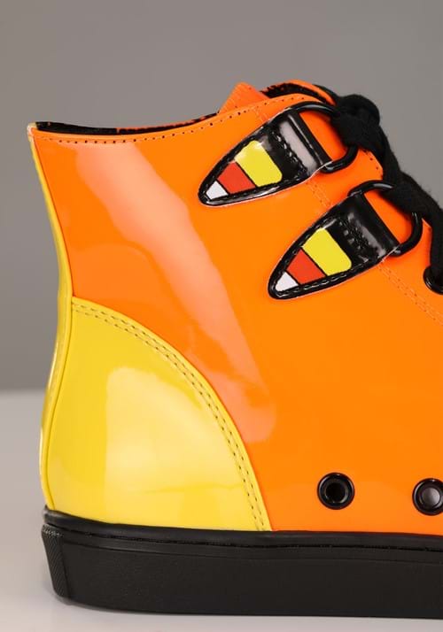 Chelsea Patent Leather Candy Corn High Top Sneakers - US 2865