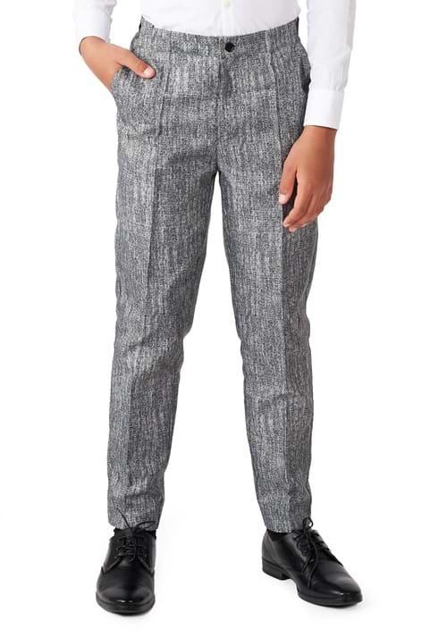 Kid's 20s Gangster Grey Suit Costume - US 8702