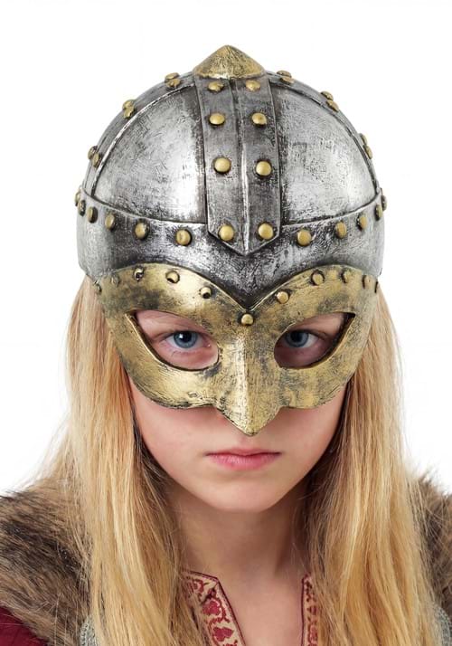 Kids Battle Viking Costume Helmet - US 1273