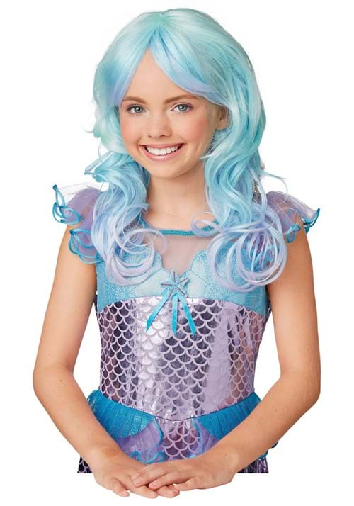 Blue Mermaid Wig - US 6877