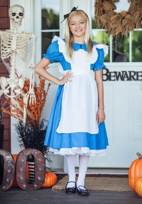 Girl's Deluxe Alice Costume Dress - US 9544