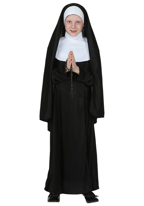 Girl's Catholic Nun Costume - US 9378
