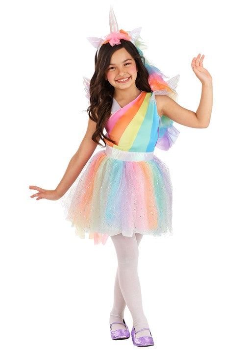 Rainbow Unicorn Costume for Girls - US 5958
