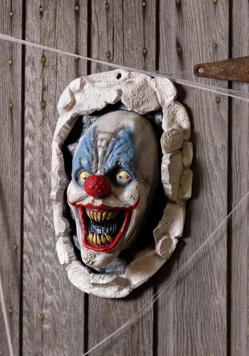 16-Inch Evil Clown Wall Prop Decoration - US 2930