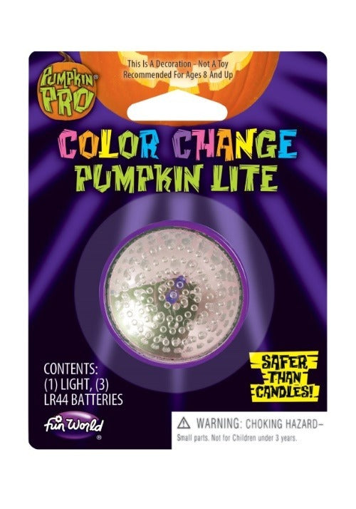 Color Change Pumpkin Lite Halloween Prop - US 1264