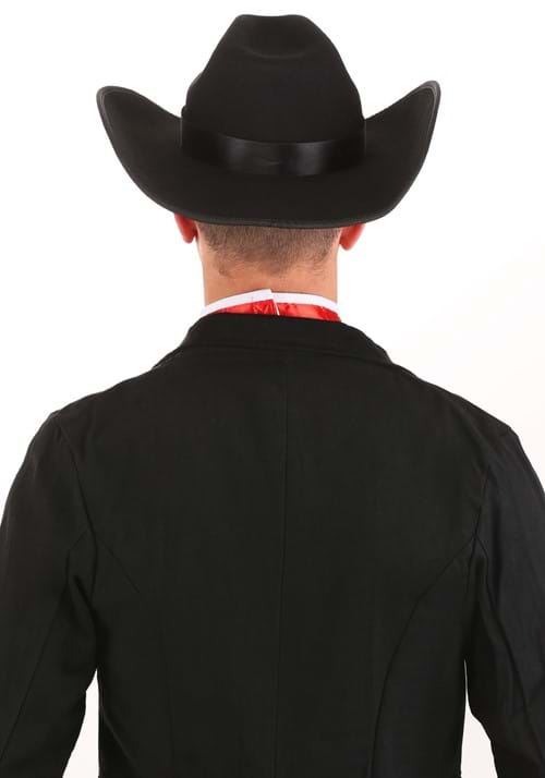 Black Western Cowboy Costume Hat Accessory - US 0513