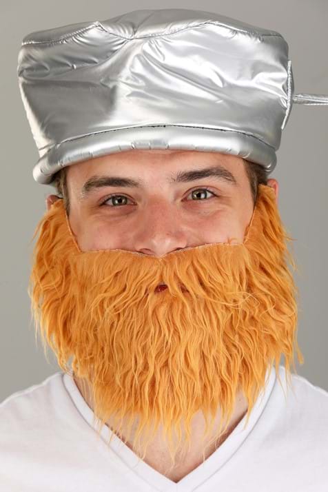 Adult Plants vs Zombies Crazy Dave Pan & Beard Costume Kit - US 2762