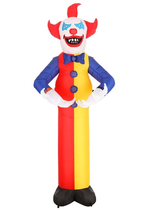 7FT Creepy Evil Clown Inflatable Halloween Decoration - US 3140