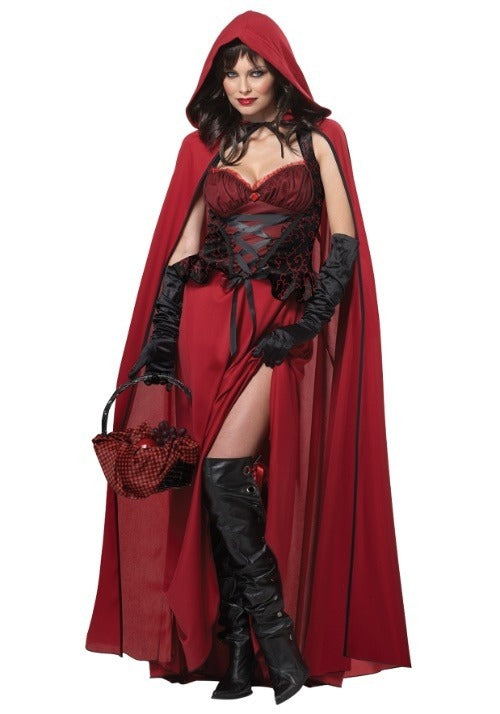Dark Sexy Red Riding Hood Costume for Women - US 0424