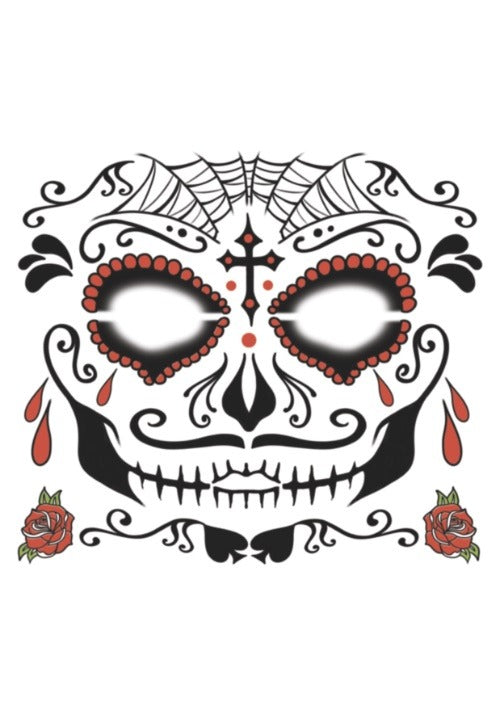 Day of the Dead Temporary Tattoo - US 5406