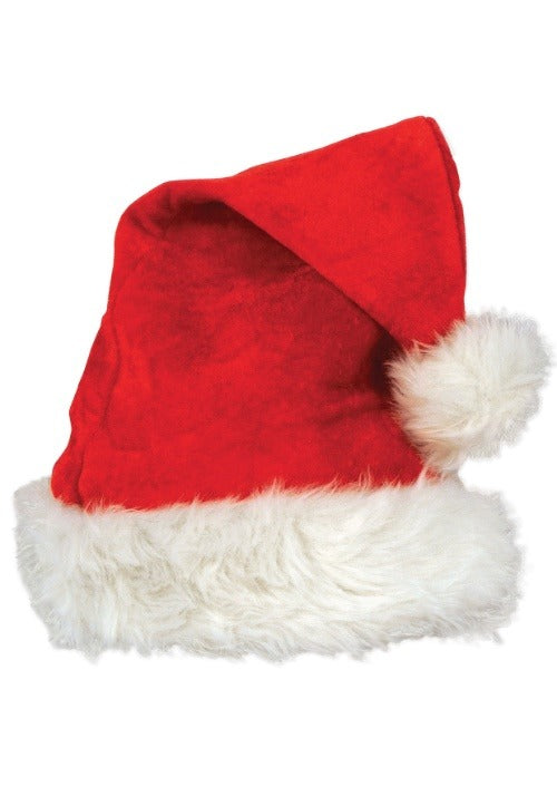 Deluxe Velvet Santa Costume Hat - US 0355
