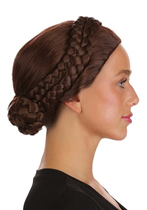 Women's Deluxe Star Wars Endor Battle Leia Costume Wig - US 6330