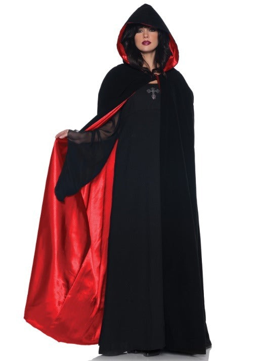 Deluxe Velvet Cape w/ Red Satin Lining - US 3638