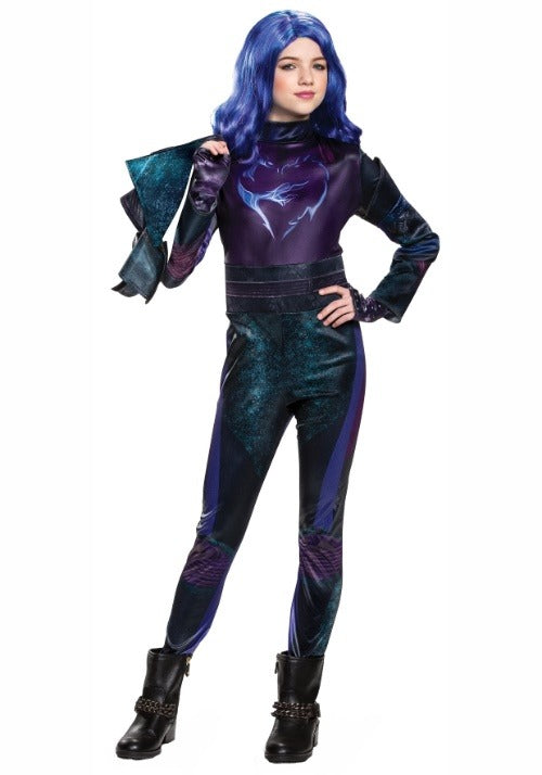 Deluxe Disney Descendants 3 Mal Girls Costume - US 2885