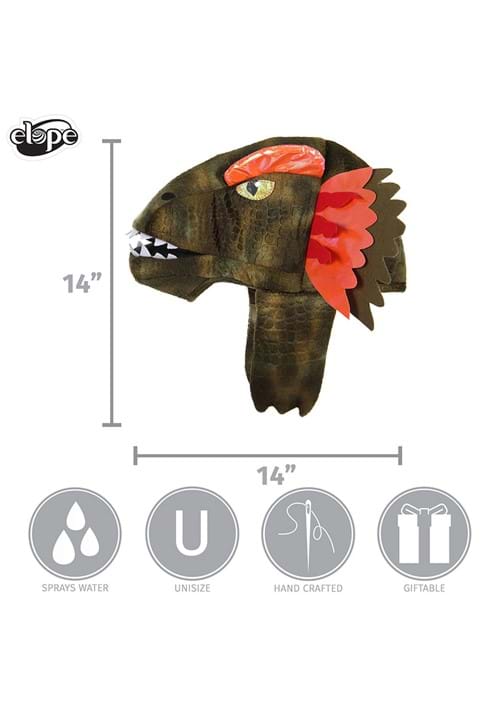 Sprazy Dilophosaurus Toy Hat - US 9431