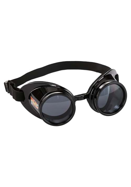 Back to the Future Doc Brown Costume Black Goggles - US 3184