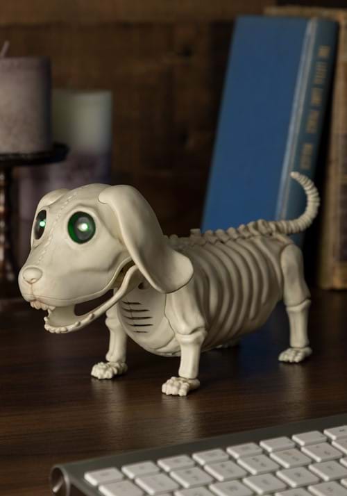 11-Inch Doggy Bones Halloween Skeleton Decoration - US 9784