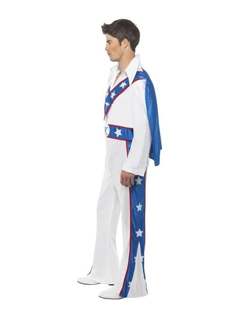 Men's Evel Knievel Jumpsuit Costume - US 8718