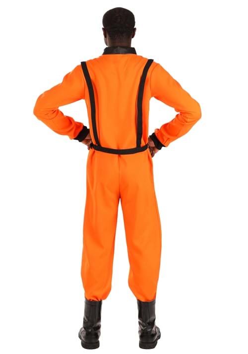 Orange Astronaut Adult Costume - US 9534
