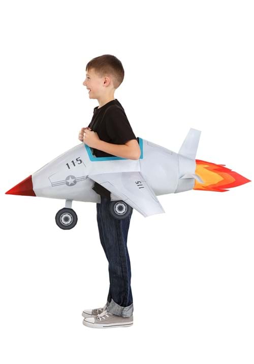 Ride-in Fighter Jet Costume for Kids - US 9996