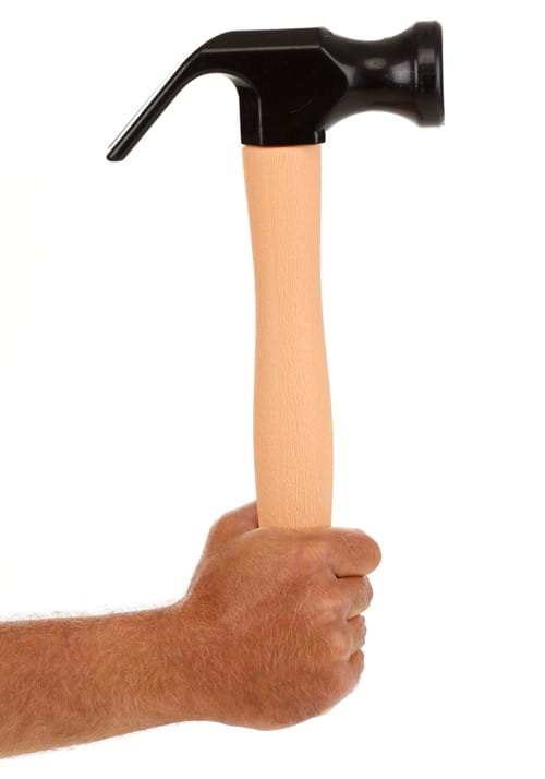 Faux Carpenter's Hammer Toy Accessory - US 3500