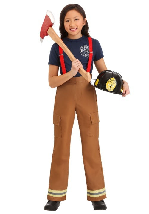 Girl's Fire Captain Costume - US 1248