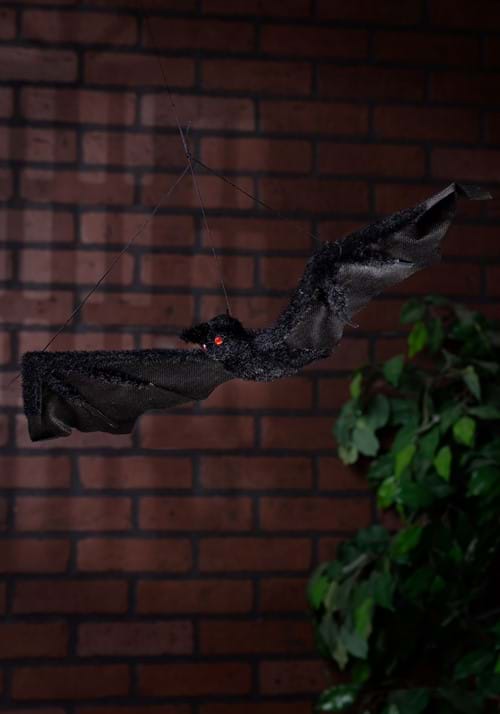 19-Inch Hanging Fuzzy Bat Decoration - US 5358