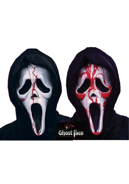 Adult Ghost Face Bleeding Mask - US 8477
