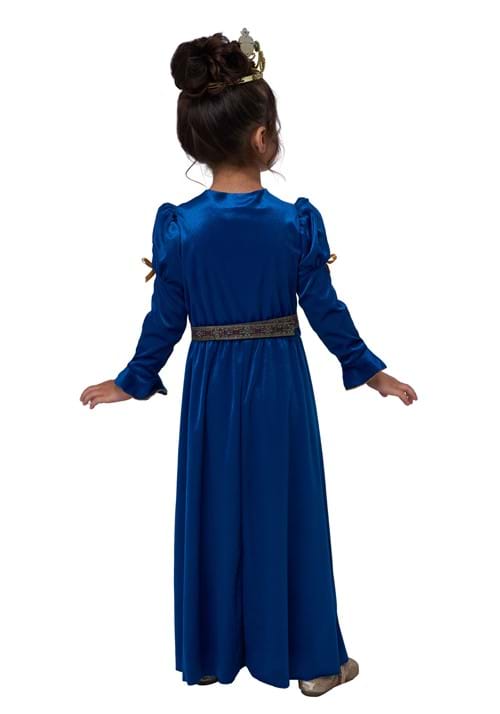 Girl's Blue Royal Renaissance Princess Costume - US 4619