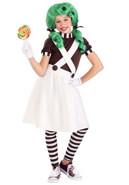 Chocolate Factory Worker Costume for Girls - US 4928