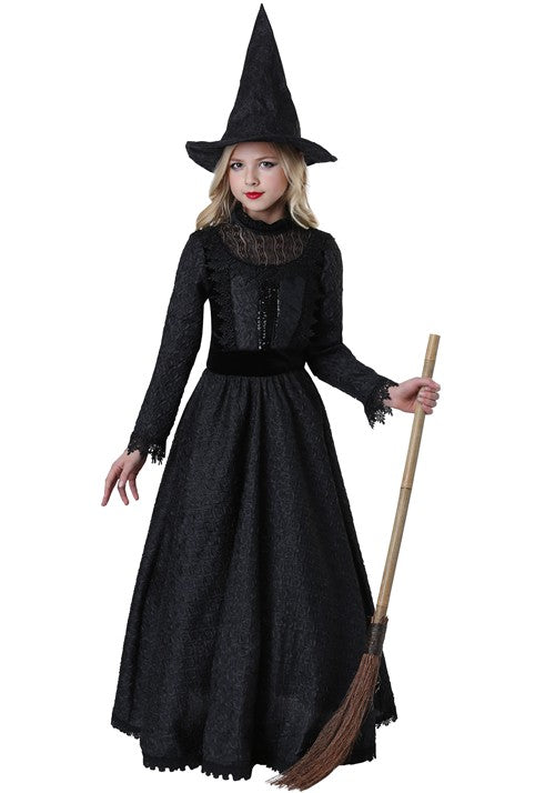 Deluxe Girls Witch Costume - US 3256
