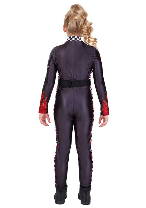 Girl's Fiery Race Car Driver Costume - US 4900