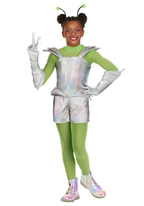 Girl's Galactic Alien Kiddo Costume - US 9044