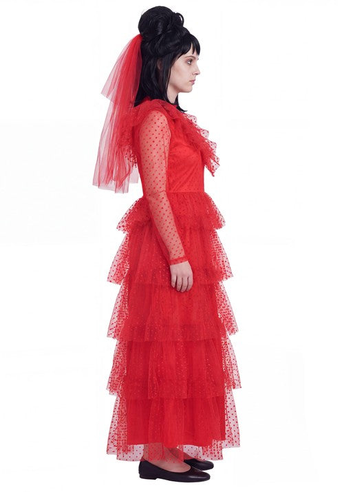 Girl's Lydia Deetz Wedding Dress Costume - US 1701