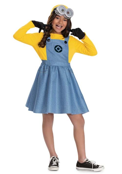 Despicable Me Minion Costume Dress for Girls - US 6308