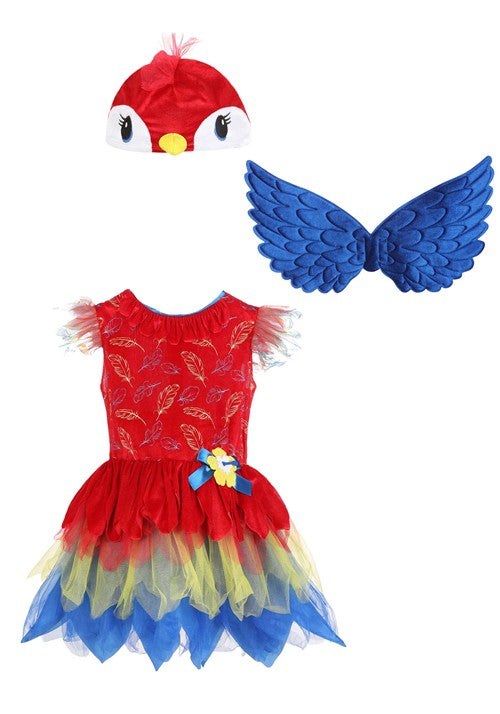 Girl's Parrot Bird Costume Dress - US 6426
