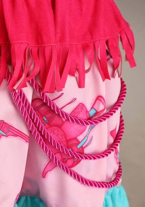Pastel Pink Cowgirl Costume Dress for Girls - US 3879