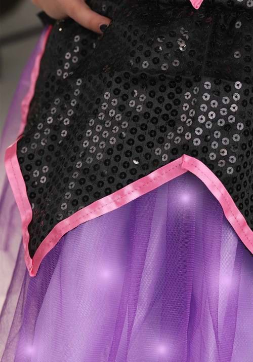 Pink Light-Up Witch Costume for Girls - US 4403
